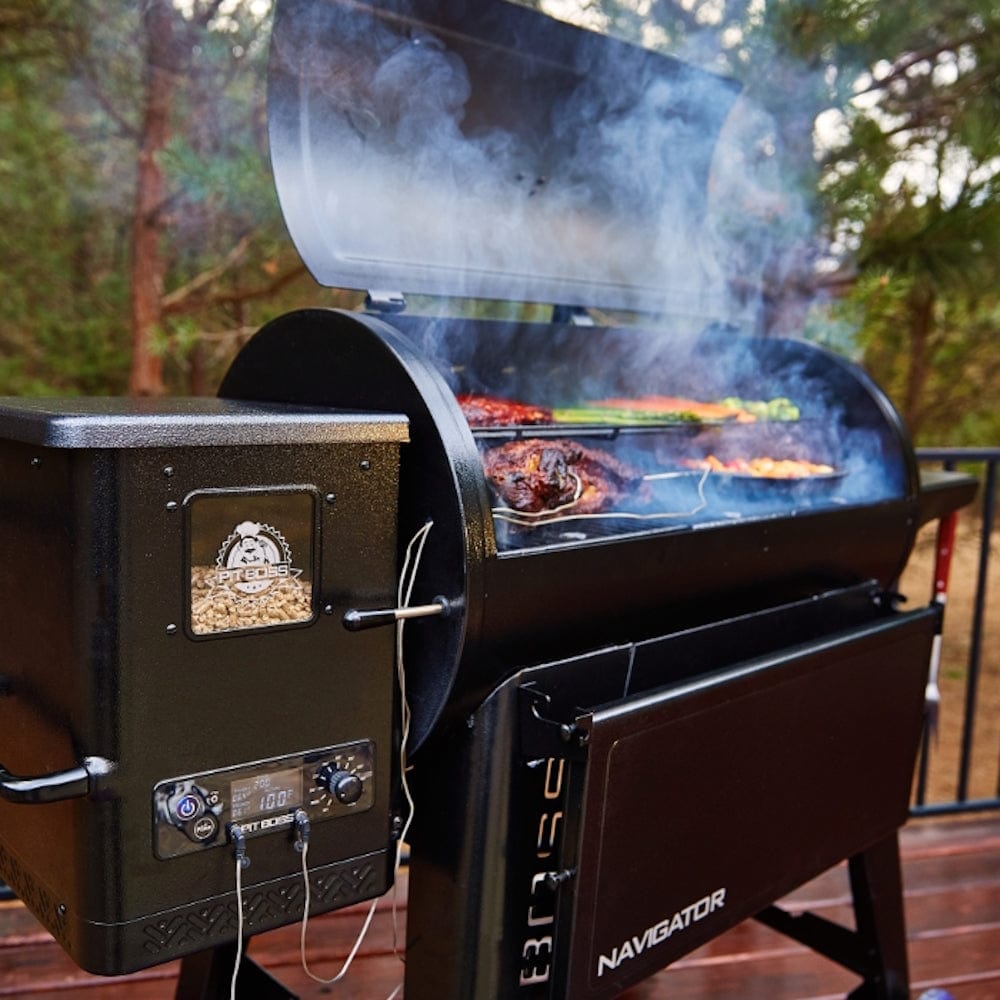 smoking food on Pit Boss 850G Navigator Series Grill