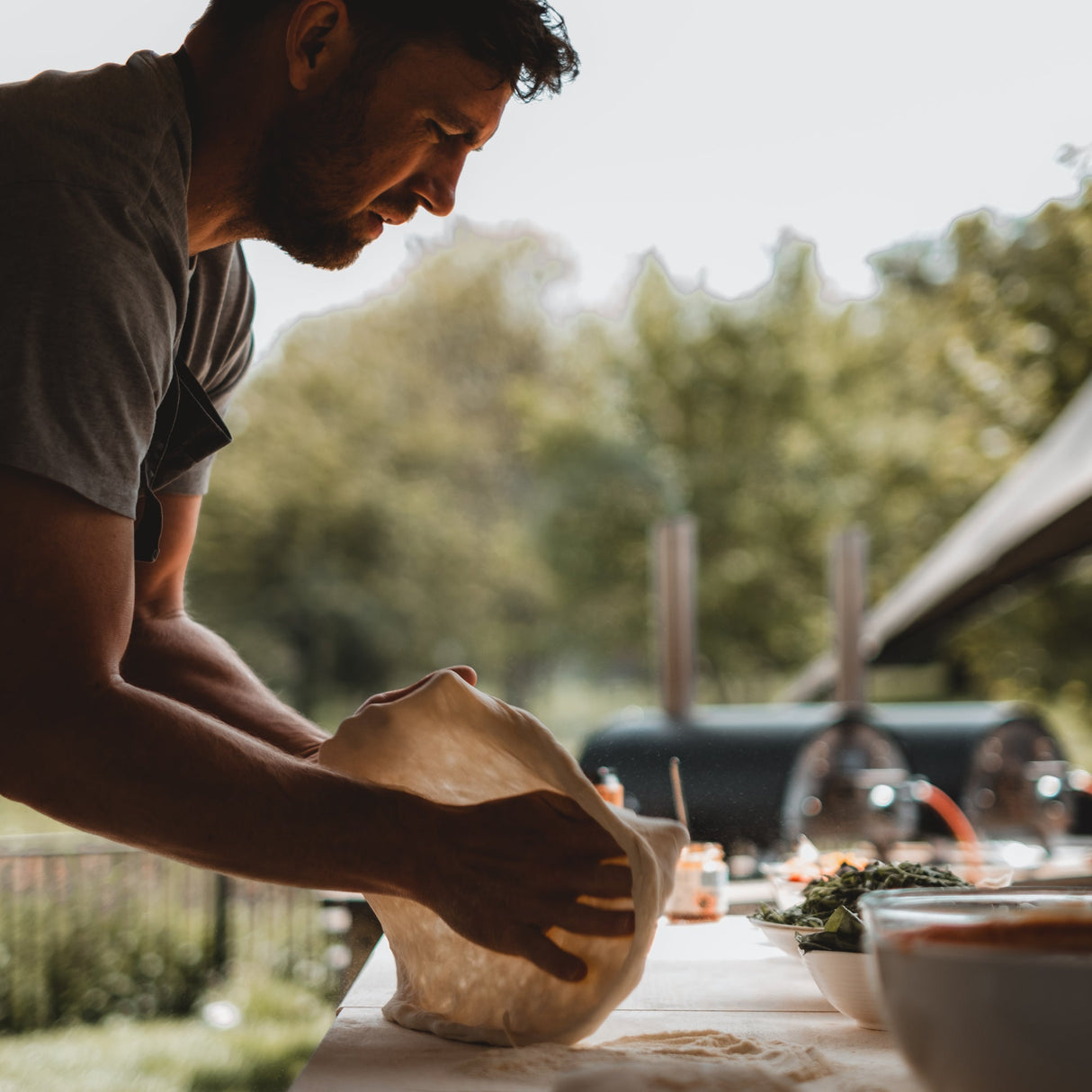 Woody Neapolitan Pizza Dough Balls