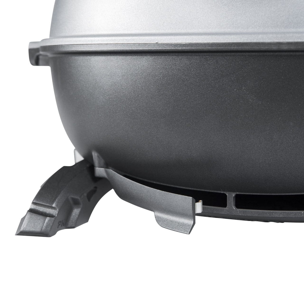 PKGO Portable Charcoal Smoker Grill left side bottom view