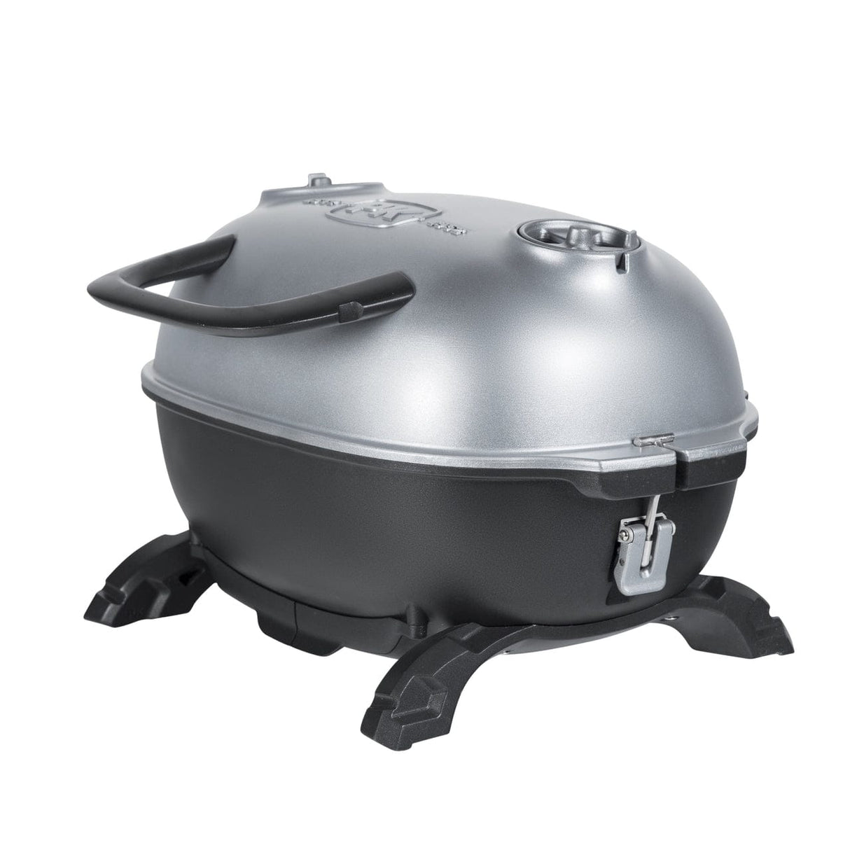 PKGO Portable Charcoal Smoker Grill front right side view