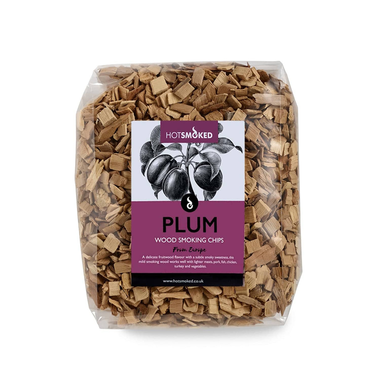 HotSmoked | Plum Smoking Chips | Saver/Refill 500g