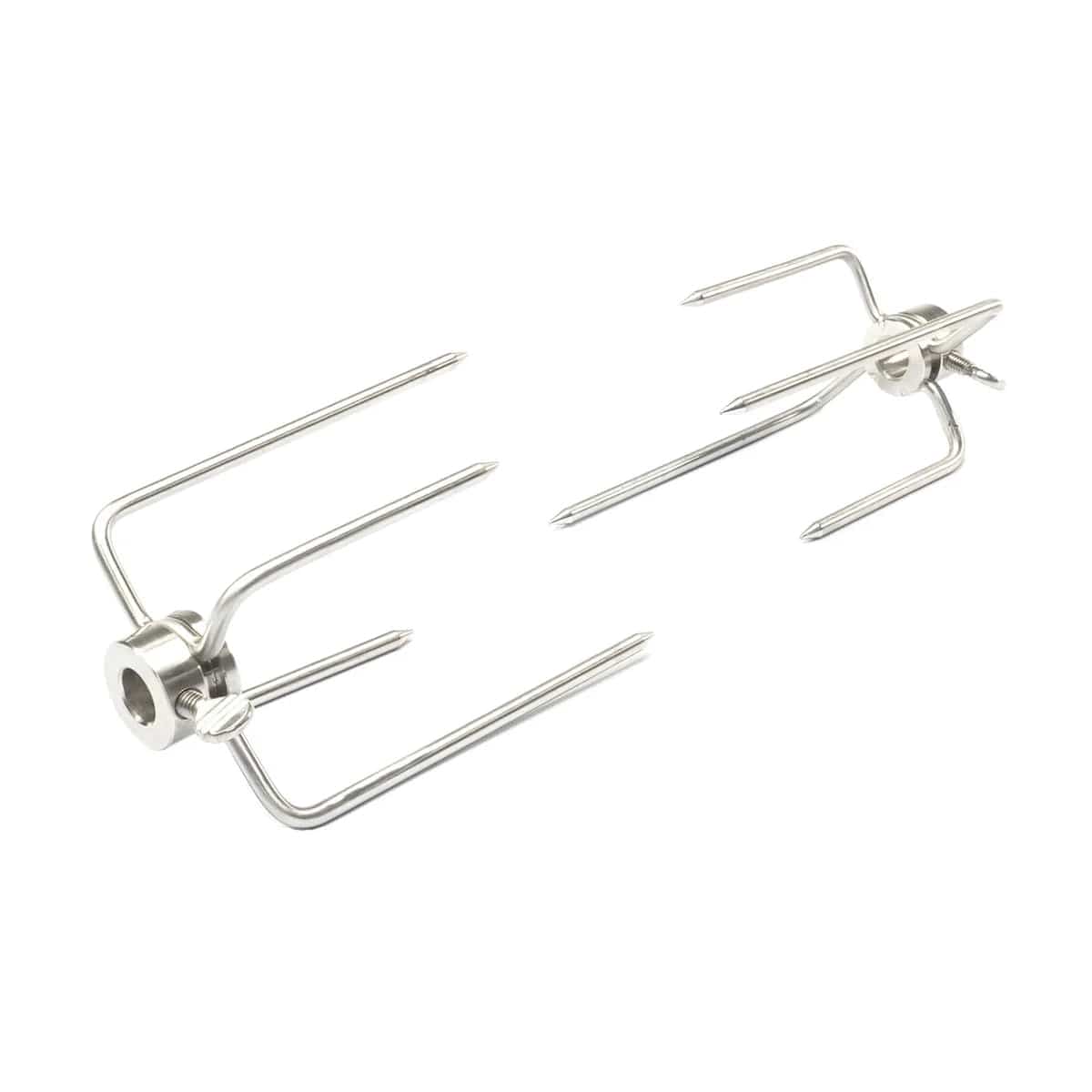 Slow N Sear Kettle Ring Rotisserie included meat forks