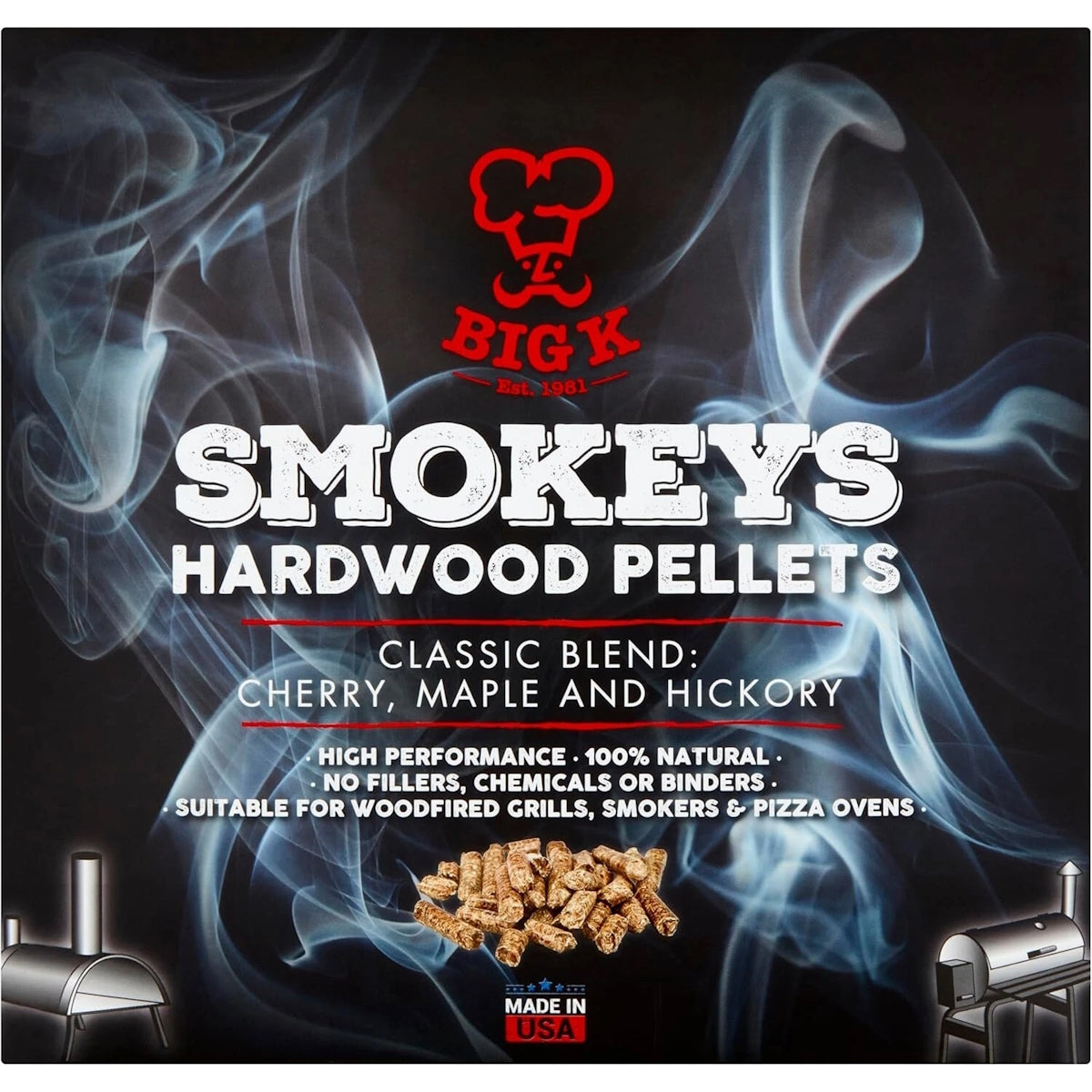 Big K | Smokeys Hardwood Smoking Pellets