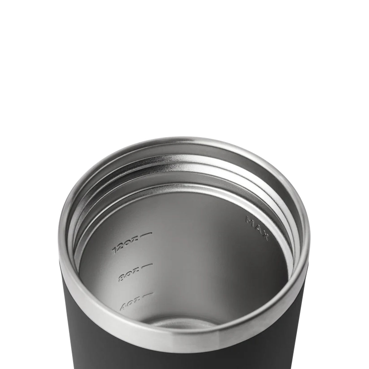 YETI Rambler Food Jar 16 oz Core Colours black jar top view open