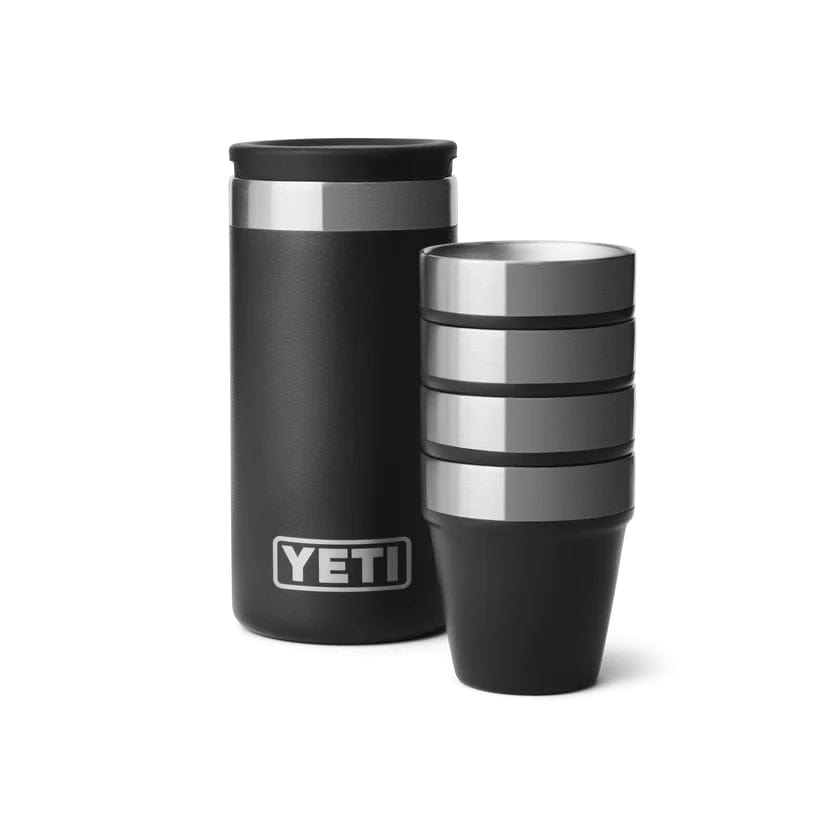 YETI Shot Glasses with Carrying Case black