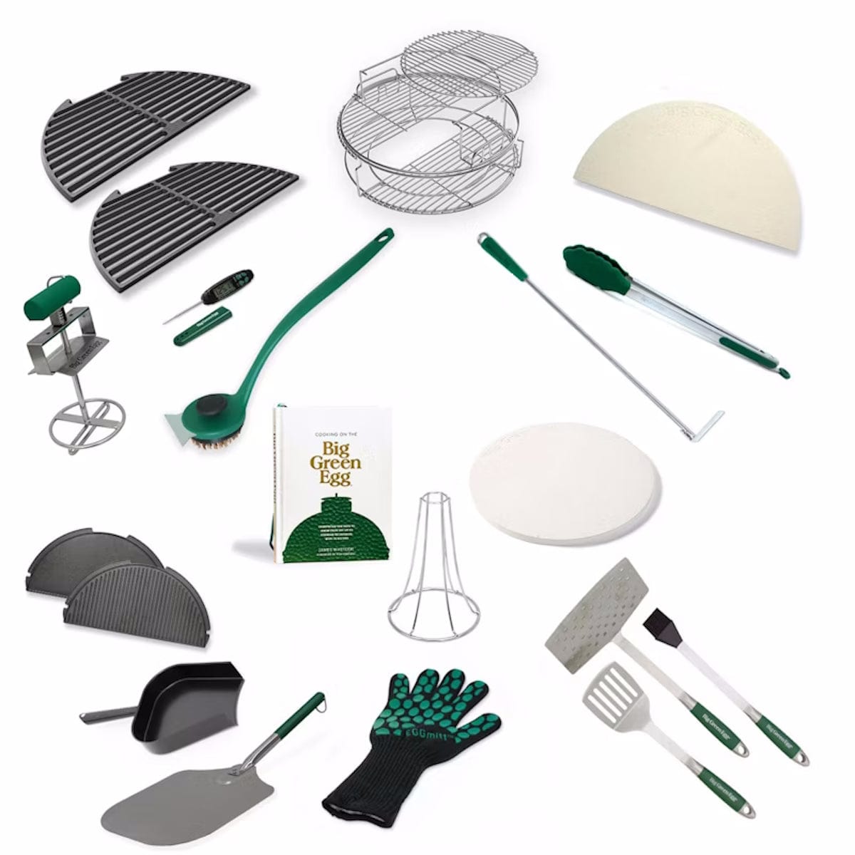 Big Green Egg Ultimate Accessory Pack for minmax top view