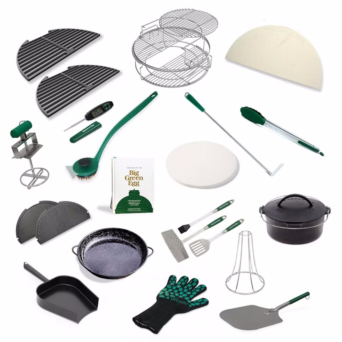 Big Green Egg Ultimate Accessory Pack for xl top view