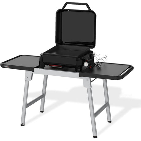 Griddle Cart for Slate suitcase open on table
