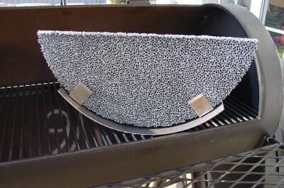 Filter Stone on an Offset Smoker BBQ