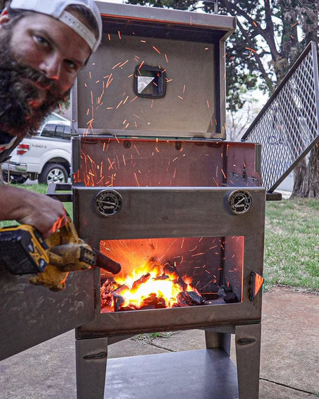 Fire starting of a chudbox cooker