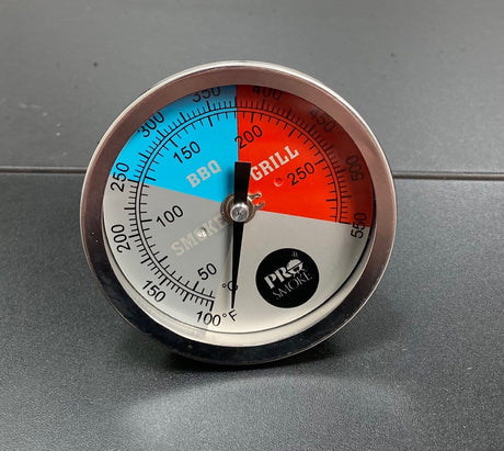 3 Inch Pro Smoke Pit Thermometer stainless steel pit