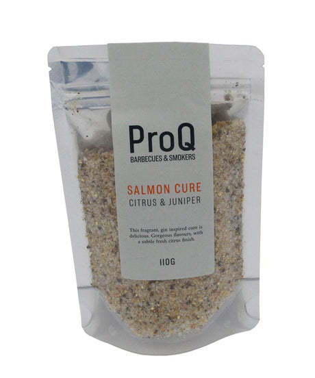 ProQ Salmon Cures citrus and juniper