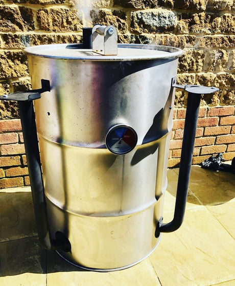 4 Inch Pro Smoke Pit Thermometer on smoker