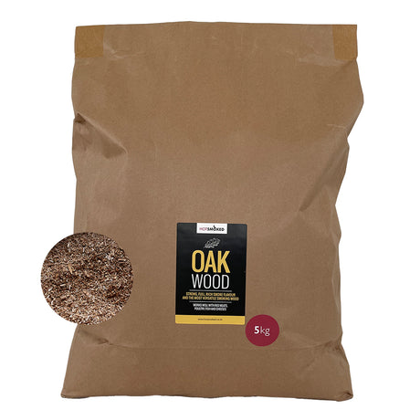 Oak Bulk Wood Dust front view with close up