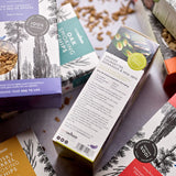 Smoking Chips 8 Flavours Box side view smoked courgettes and asparagues