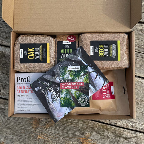 HotSmoked Cure & Smoke Kit in the box