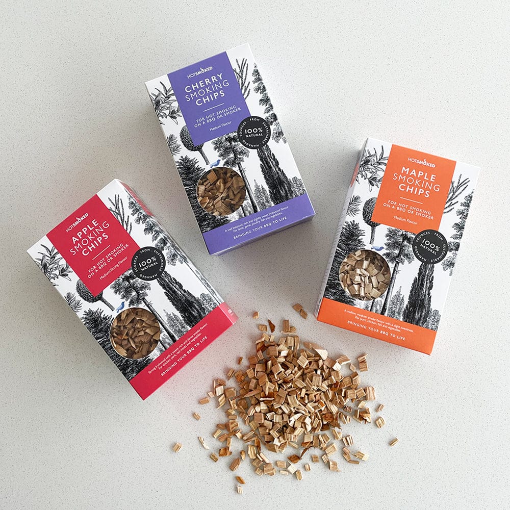 Mellow & Fruity Boxed Chips unpacked kit on white