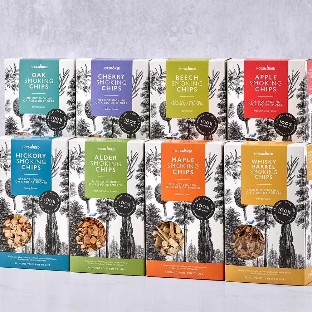 Smoking Chips 8 Flavours Box front view all boxes