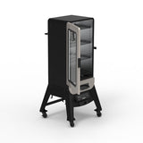 3-Series Digital Electric Vertical Smoker door open left view