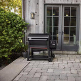 Weber Searwood Pellet Grill outdoors