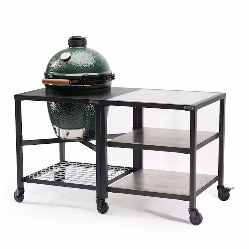 Big Green Egg | Modular Nest + Expansion Frame + Stainless Steel Shelves