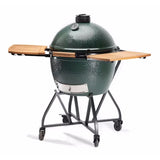 Big Green Egg| Integrated Nest Stand + Acacia Shelves For XL EGG