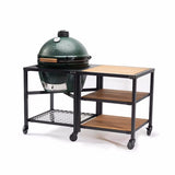 Big Green Egg | Modular Nest + Expansion Frame + Acacia Shelves Package