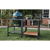 Big Green Egg | Modular Nest + Expansion Frame + Acacia Shelves Package