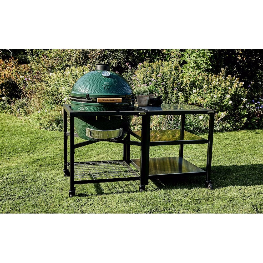 Big Green Egg | Modular Nest + Expansion Frame + Stainless Steel Shelves