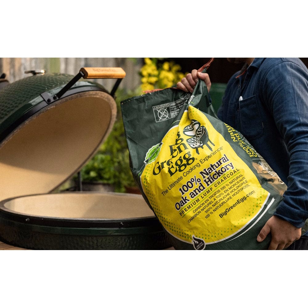 Big Green Egg | Premium 100% Natural Oak & Hickory Lump Charcoal - 8 Kg Bag