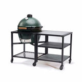 Big Green Egg | Modular Nest + Expansion Frame + Distressed Acacia Shelves