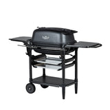PK300AF Portable Charcoal Smoker Grill black grill front left view