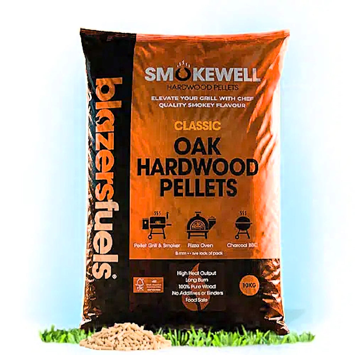 blazersfuels | Smokewell Smoking & Cooking Hardwood Pellets | 10 Kg Bag