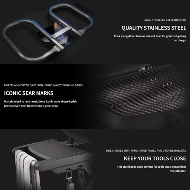 features of Napoleon TravelQ Pro 285 Portable Gas Grill