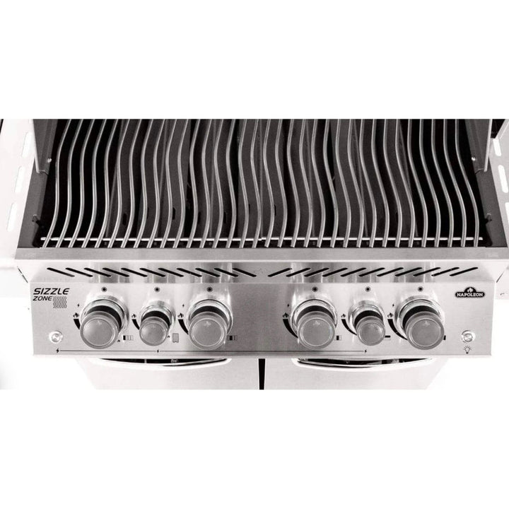 Napoleon Prestige 500 RSIB grill grates and control panel
