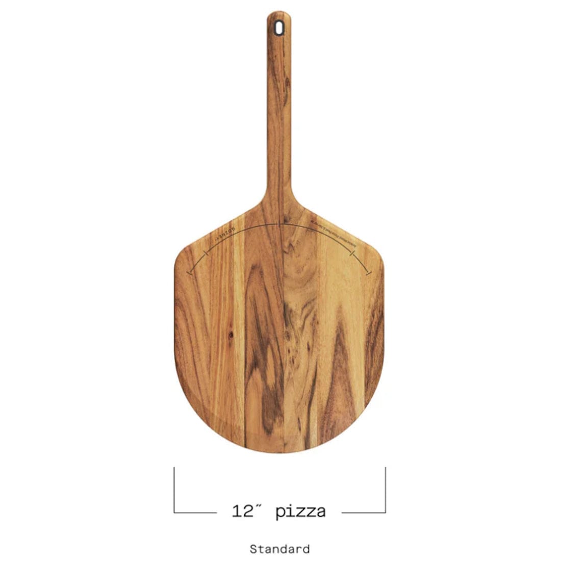 dimensions of standard Gozney Acacia Wood Pizza Server 