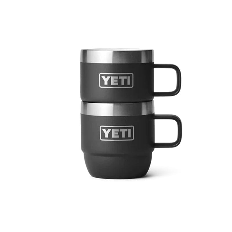 YETI Rambler 6 oz Stackable Mugs stucked fitting snugly together