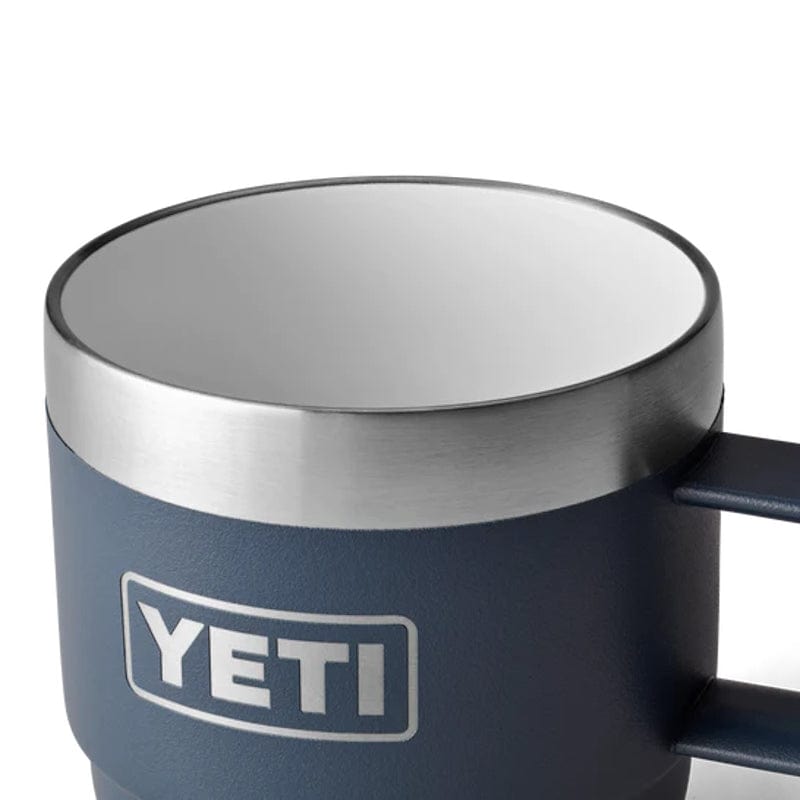  YETI Rambler 6 oz Stackable Mugs navy lining