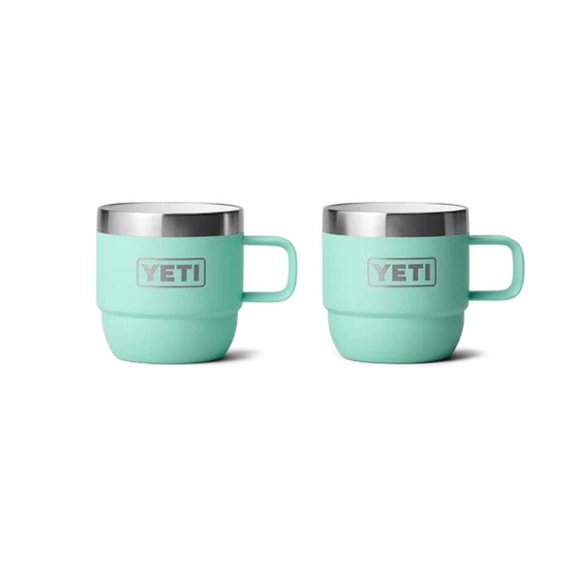 seafoam front  YETI Rambler 6 oz Stackable Mugs
