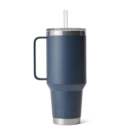 back of YETI Rambler 42 oz Straw Mug