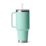 seafoam YETI Rambler 42 oz Straw Mug with a lid