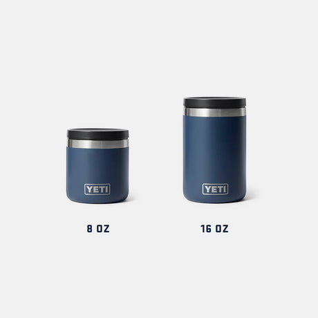 YETI Rambler Food Jar 16 oz Core Colours 8 and 16 ounce size jar comparison