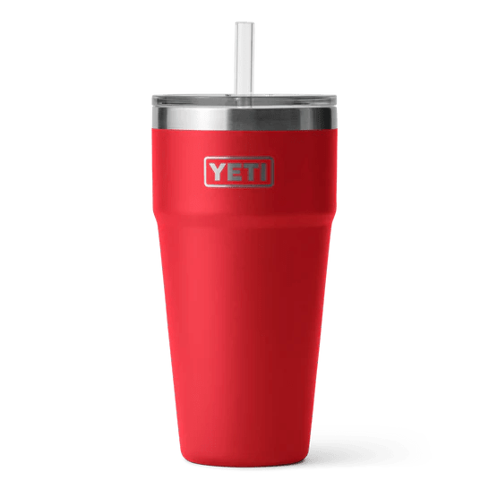 YETI - Rambler® 26oz (760 ml) Straw Cup| Camp Green & Red