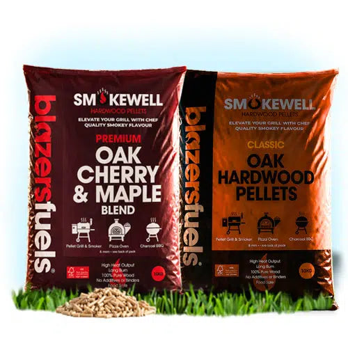 blazersfuels | Smokewell Smoking & Cooking Hardwood Pellets | 10 Kg Bag (Various Blends)