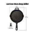 Pit Boss 6 Piece Cast Iron Starter Set big skillet