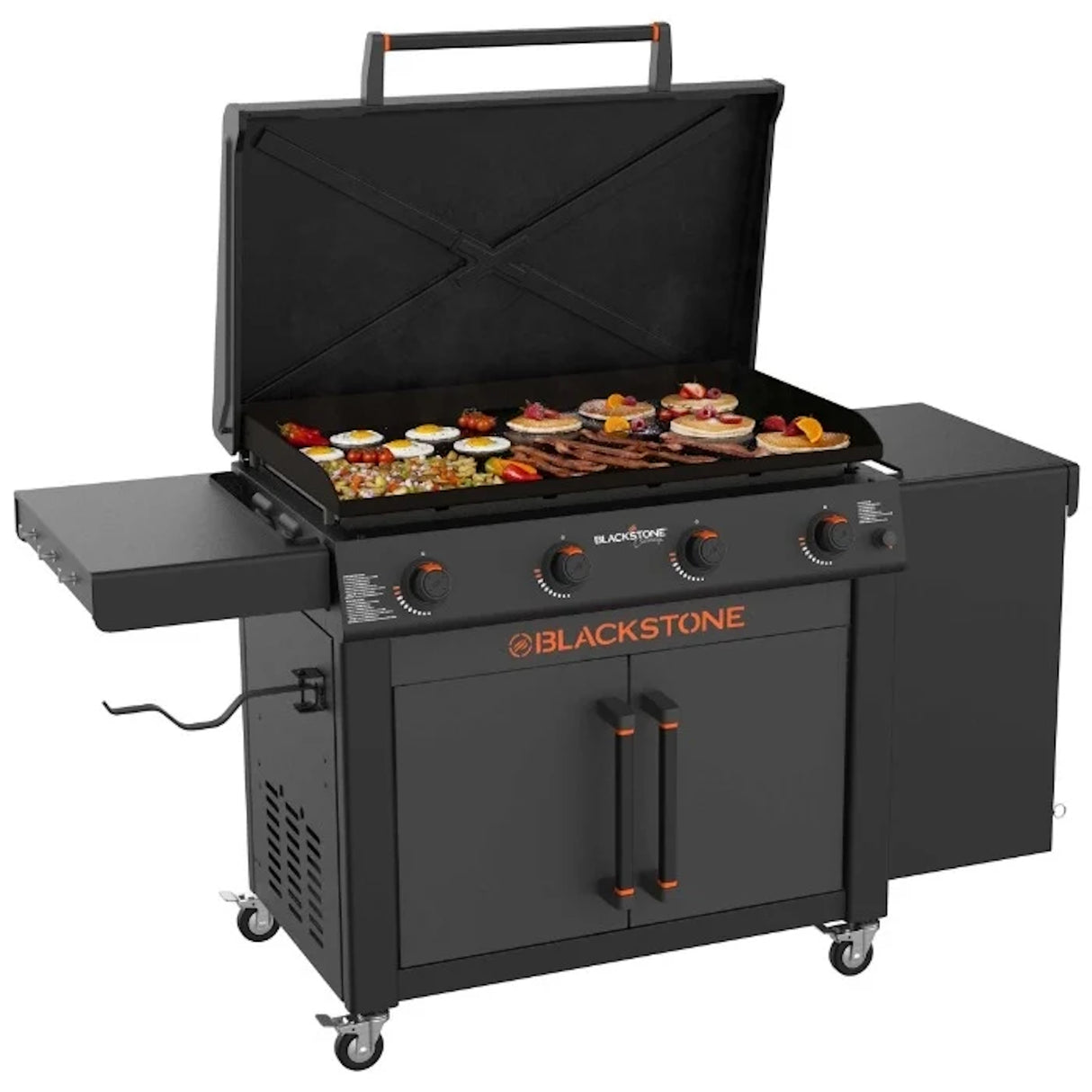 Blackstone | Culinary Series | 36 Inch Gas Griddle with Folding Side Table and Cabinet