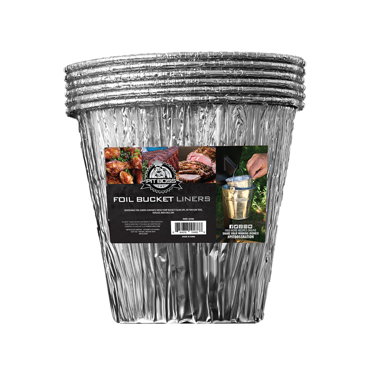 Pit Boss Grills | Foil Bucket Liners (6 Pack)