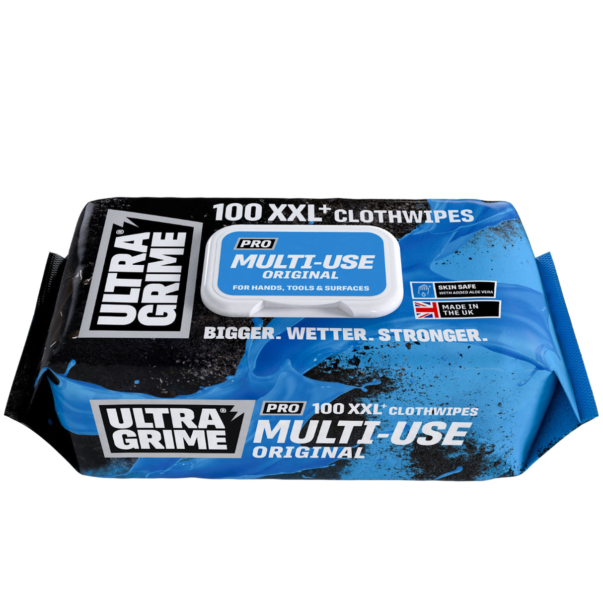 UltraGrime | PRO Multi-Use Original XXL Clothwipes | 100 XXL Clothwipes