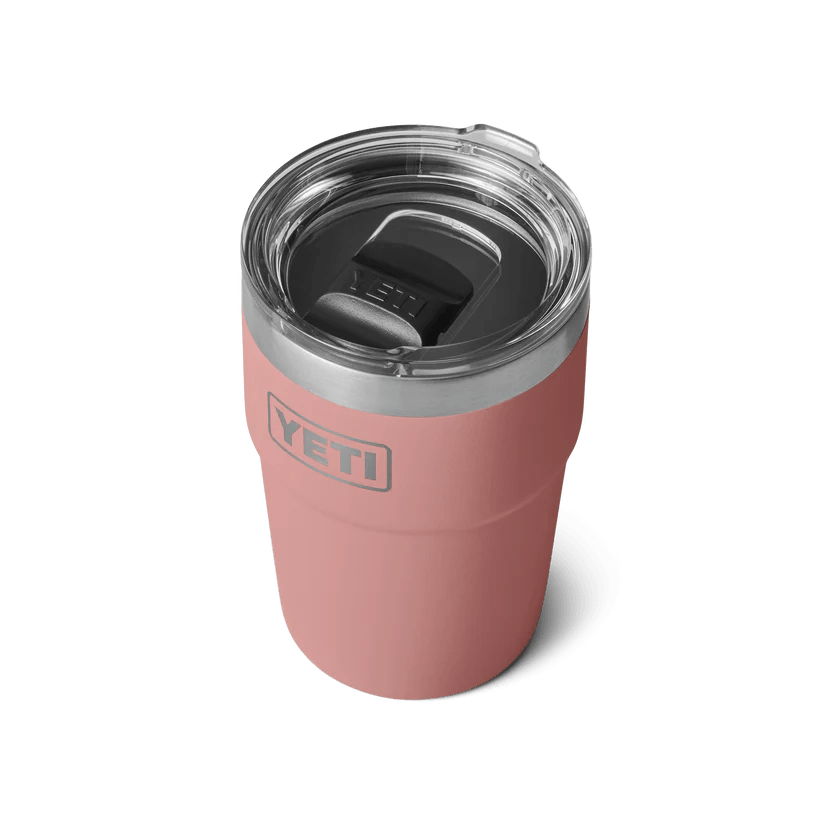 YETI Rambler 16oz Stackable Cup sandstone pink