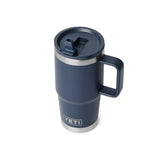 YETI | Rambler® 20 oz (591 ml) Travel Straw Mug | With Colour-Matched Straw Lid | Navy